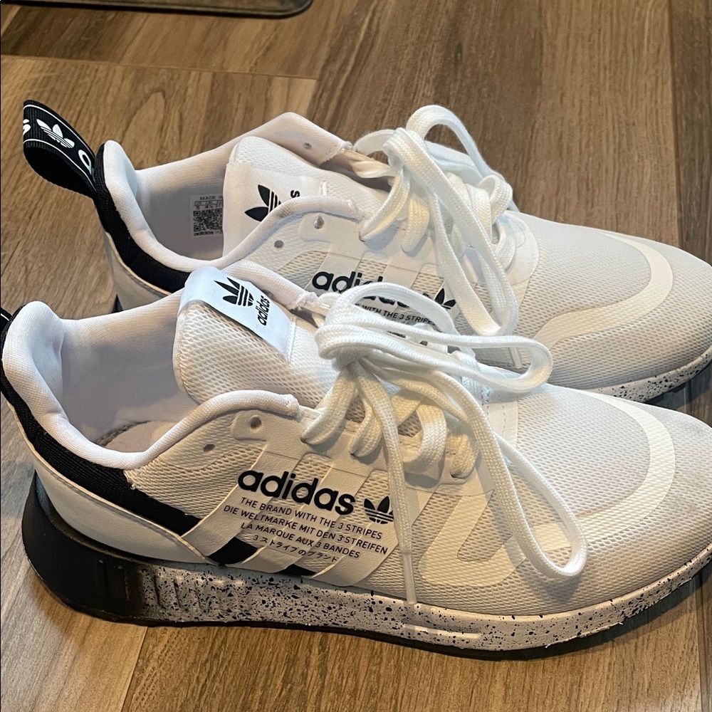 Adidas White and Black Athletic Shoes